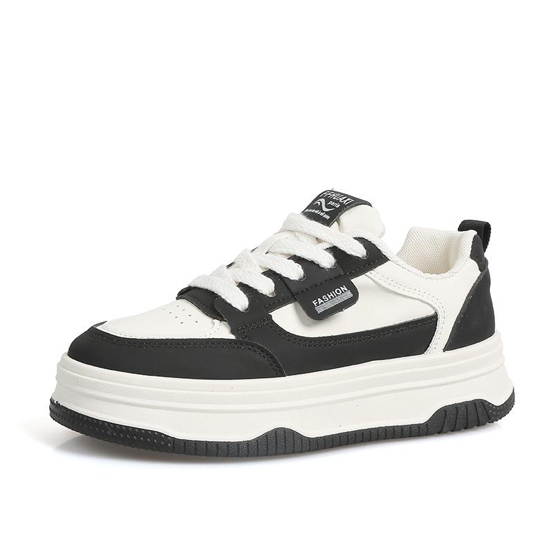 2024 Весна и Осень Новые Женские Повседневные Туфли Женские Молодежные Трендовые Повседневные Туфли в Студенческом Стиле Модные и Удобные Маленькие Белые Туфли