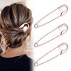 3-piece set of metal hair clips, women's French hair clips, 2026 new elegant and durable hair clips, suitable for updos, buns, and top knots