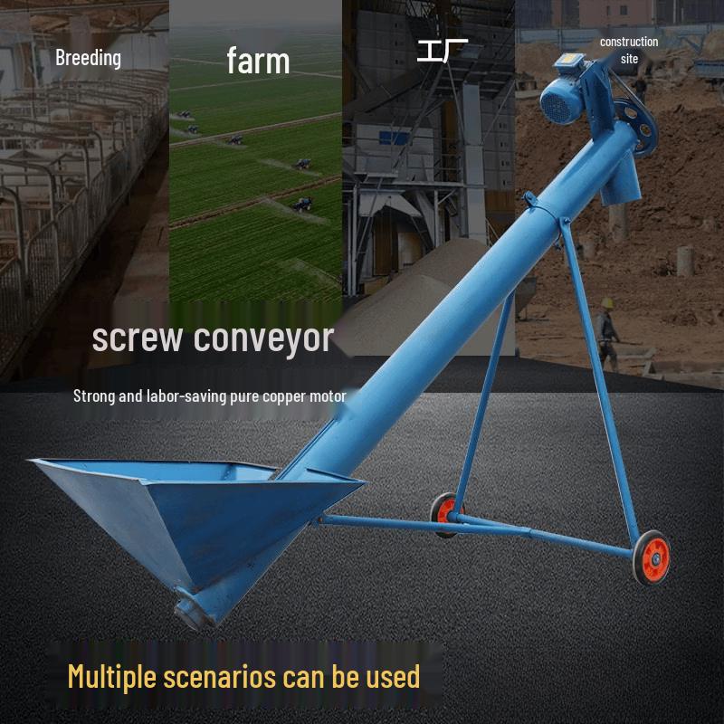 YunDuo 165 Screw Conveyor with Hopper