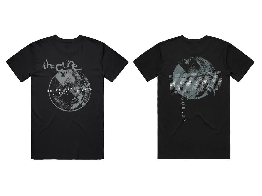2026 Now Retro Rock Tour Unisex Tee V‑Neck Loose‑Fit Casual Sports Street‑Style Black Basic Short‑Sleeve Top3