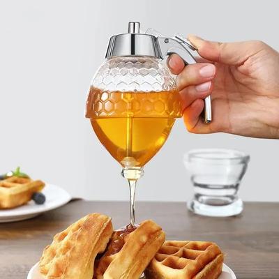 Диспенсер для меда, 1 шт., жидкий соус, масло, сок, сироп, банка для хранения варенья, бутылочка для выдавливания, органайзеры для кухонного бара, прозрачная кастрюля, соты