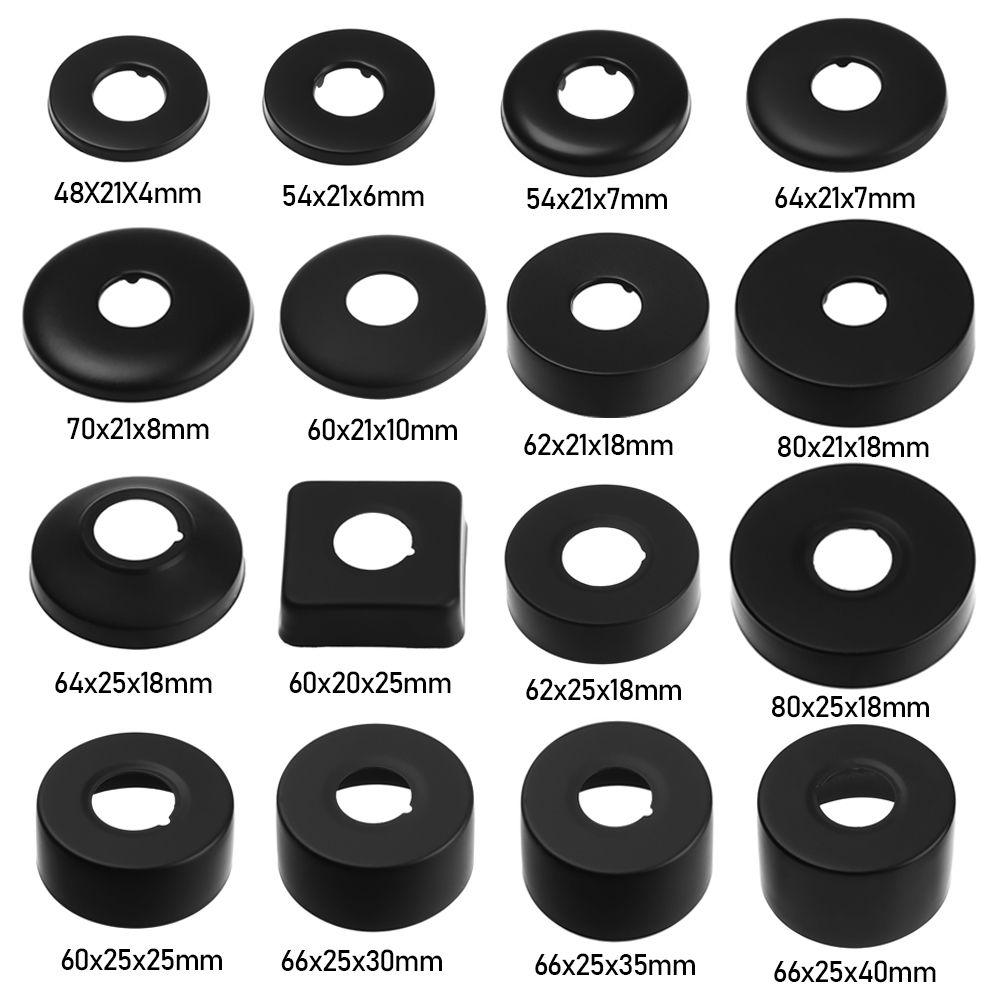 Стальной настенный фланец Хромированные аксессуары для смесителя Настенные накладки для труб Декоративная накладка для смесителя Декор для смесителя