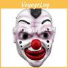 Маска на Хэллоуин Slipknot с лицом клоуна и ртом на молнии для костюмированных вечеринок