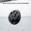 efg1 Car Front Grill Emblem For VW POLO GOLF 5 6 7 7.5 8 MK5 MK6 MK7 MK8 Scirocco Rear Trunk Lid Covers Logo car accessories