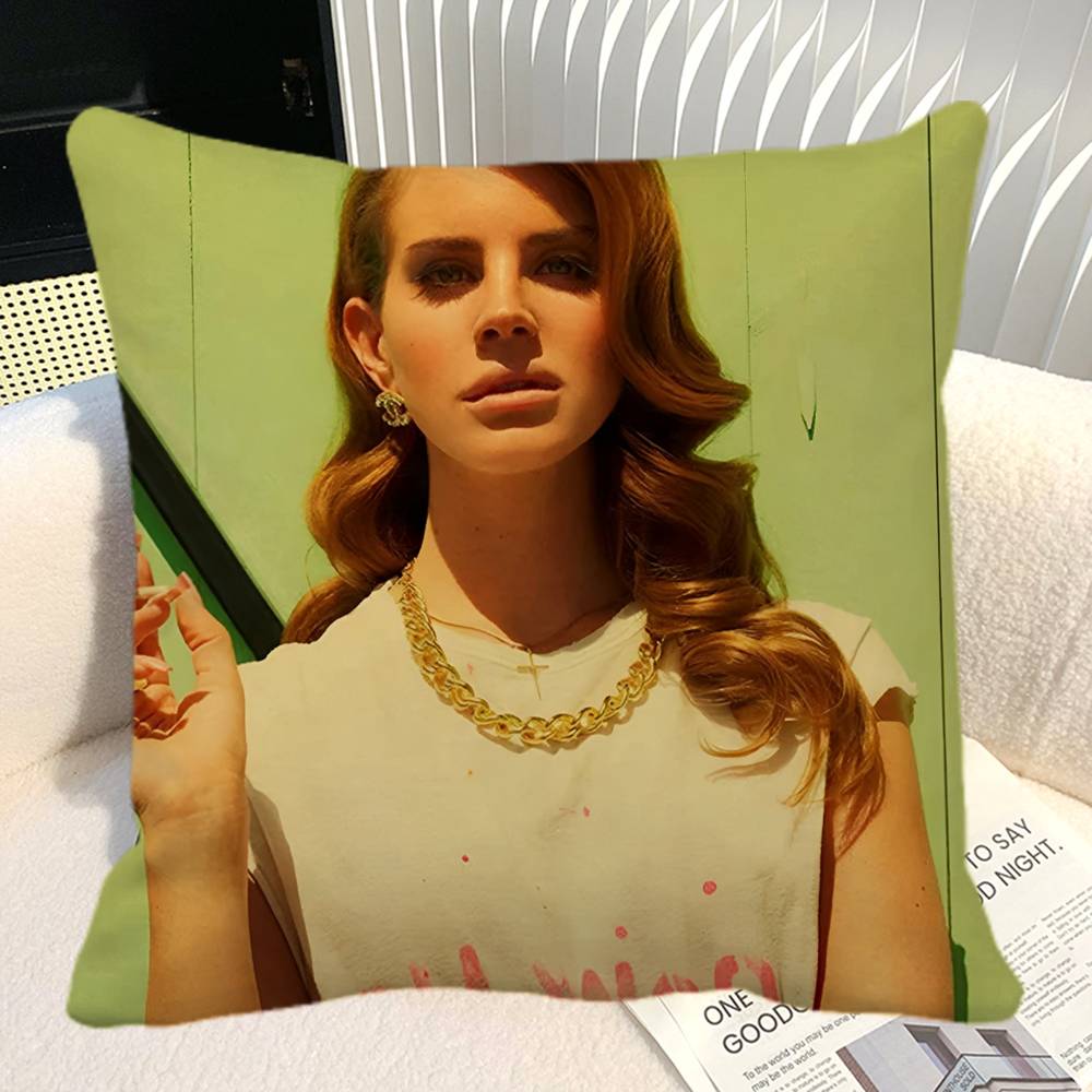 Скандинавская Винтажная Эстетика Чехол на Подушку Lana Del Rey Квадратная Подушка Спальня Диван Отдых Комфортная Подушка Автомобиль Домашний Декор