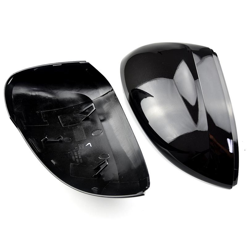 Car Mirror Cover For VW Passat B8 CC Arteon R Line Bright Black Rearview Mirror Cover Protection Cap Car Styling