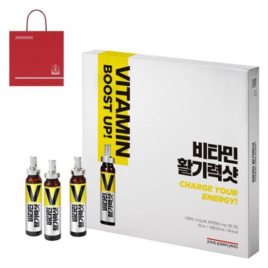 CheongKwanJang Витаминный заряд Бодрости Корейский напиток с красным женьшенем + Подарочная сумка