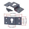 6 Pieces Speaker Wall Hanger Plate Bracket Connectors Accessory Universal for Clocks, Cooker Hoods