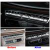 For Mercedes Benz E Class W213 2016- Central Console Air Condition AC Adjust Button Switch Refit Crystal Diamond Decal