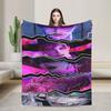 Baby Saja KPop Demon Hunters Saja Boys Blanket Warm Funny Plush Bedding Throws For Child Couch Chair Flannel Bedspread Bed Cover