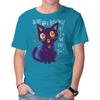Unisex Crew Neck T-Shirt Cat's Love Graphic Short Sleeve Casual Tee