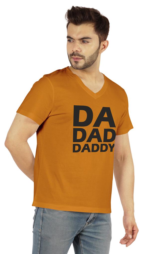 Inkmeso Mens Tshirt   Da Dad Daddy   Graphic Tshirt For Dad Gift Tee Shirt For First Time