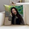 Sweet SShen YueS Cushion Cover Breathable and skinfriendly linen pillowcase square removable and washable cushion