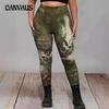 Женские спортивные брюки для йоги с принтом, облегающие брюки с высокой талией и эффектом приподнятия бедер, повседневные облегающие брюки больших размеров