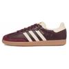 Samba OG Maroon Женские кроссовки красный кремово-белый золотисто-металлик ID0477