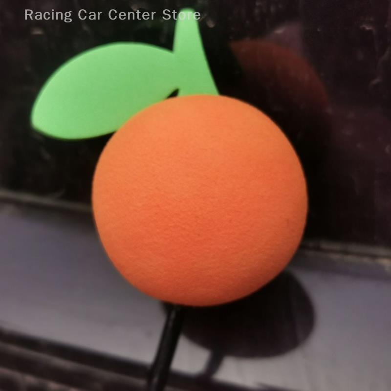 EVA Foam Kawaii Citrus Balls Cute Orange Car Antenna Topper for Vehicle Radio Antennas