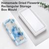 Storage Box Silicones Mold Rectangular Shape Box Case Epoxy Resins Molds Aromatherapy Gypsum Organizers Mould Table Decors