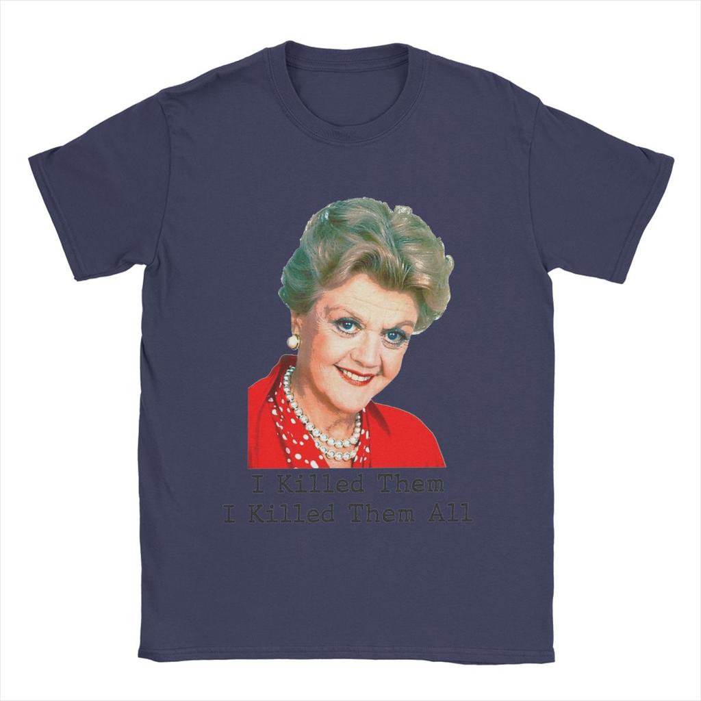 Murder She Wrote T-Shirt Men Fun Pure Cotton Tees Crewneck Short Sleeve T Shirt Graphic Printed Clothing