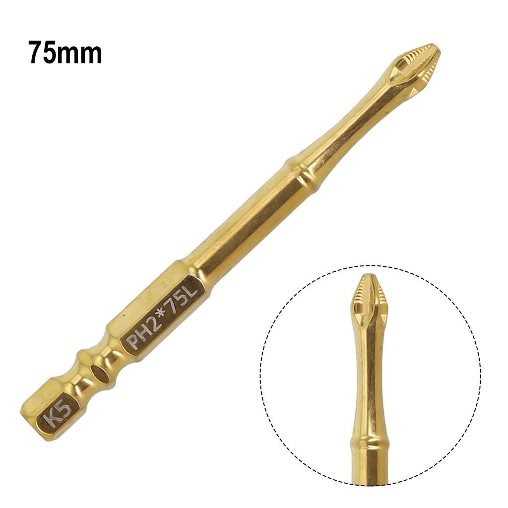Нескользящая K5 PH2 Магнитная Насадка для Шуруповерта Крестовая Отвертка Твердость Сверло
