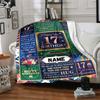Happy 17Th Birthday Celebration Customize Your Name Blankets Are Warm Soft Blankets Perfect For Naps Sofas And Relaxation They Also Make Great