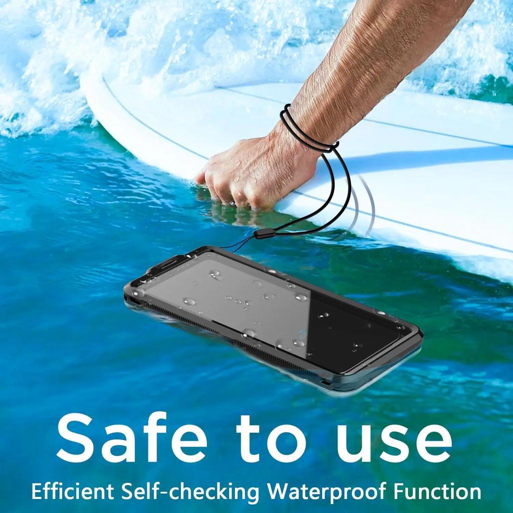 Within 6.9" Universal Self-Check Function Underwater Waterproof Phone