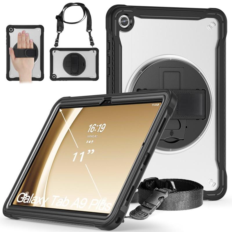 Tablet Case IPad 10th Gen Tab A9 Plus 360 Rotating Stand Matte Clear Shockproof Protective Cover