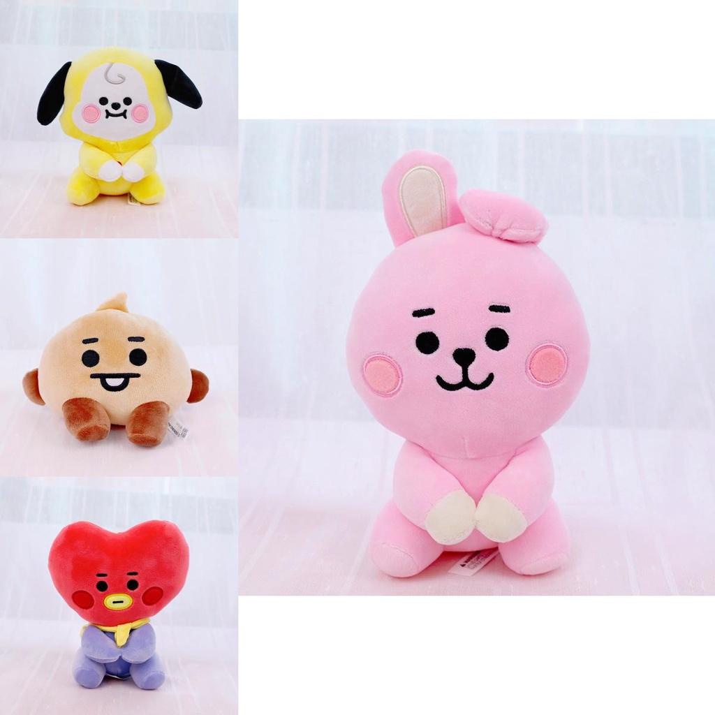 Bt21 Kpop Bts Сидящая Кукла 20см Плюшевая Игрушка Ребенок Тата Куки Чимми Коя Шуки Манг