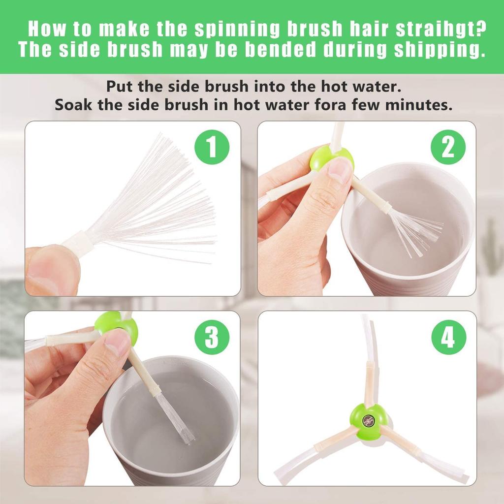 Hepa-фильтр+Боковая щетка+Щеточный валик+пылесборники Замена для iRobot Roomba i7 E5 E6 I Серии Робот-пылесос Запасные части