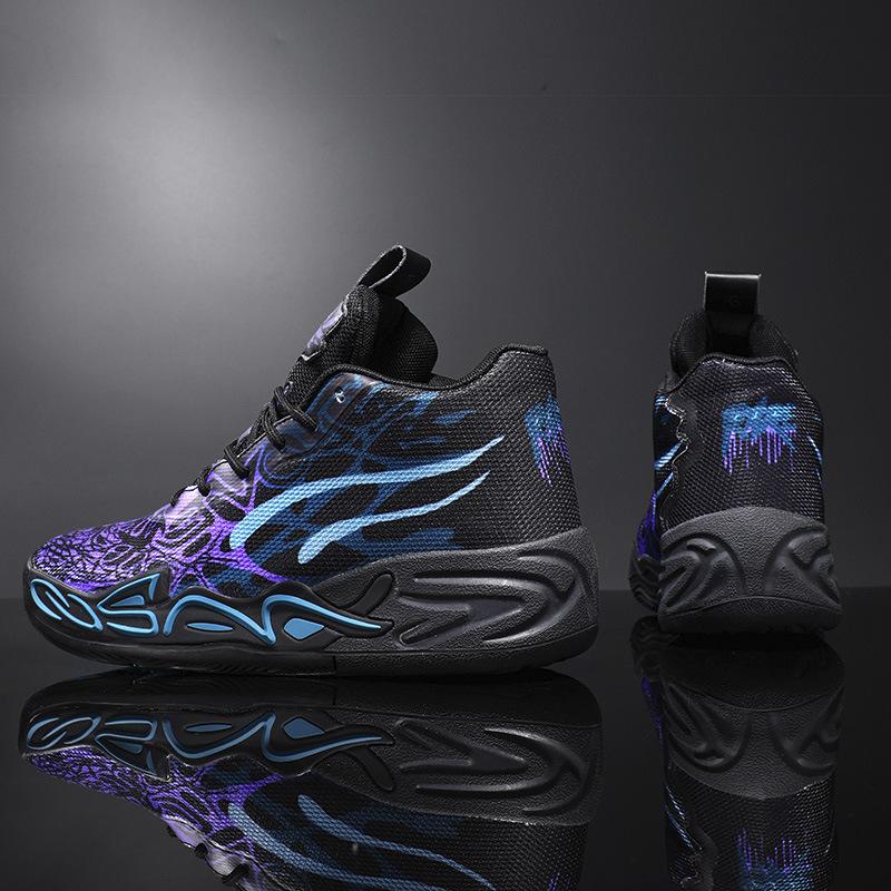 Кроссовки-ботинки «Мандариновая утка», новая спортивная обувь, три мяча 4-го поколения, для взрослых студентов и подростков, актуальные баскетбольные кроссовки