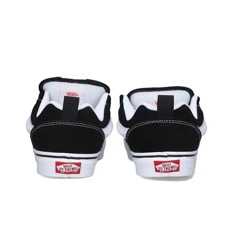 Vans Knu Skool Износостойкие Низкие Кроссовки Унисекс Черно-белые Кроссовки WN0009QC6BT1