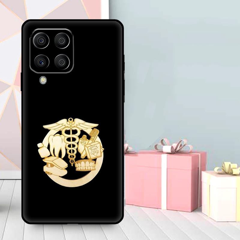 Чехол с рисунком зубов для стоматолога для Samsung Galaxy M06 M11 M31 M14 M34 M54 M12 M32 M52 M15 M13 M16 M36 M56 M53 M35 M55