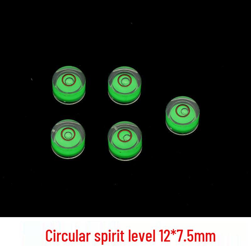 Мини акриловый квадратный уровень-пузырёк - Универсальная линейка с однолинейным балансировочным шариком