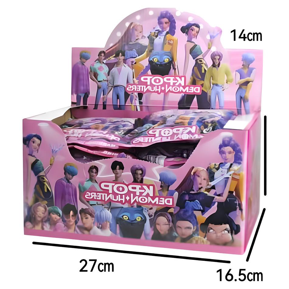 Аниме Мини-фигурки Охотники на демонов в Слепой Коробке K-pop Милые ПВХ Фигурки в Коробке-сюрпризе Коллекционная Модель Куклы Декоративный Предмет