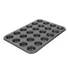 24 Cup Muffin Pan Nonstick Carbon Steel Small Round Pancake Cupcake Baking Tray for Home Kitchen