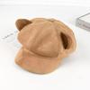 Unisex Cat Ear Octagonal Hat - Cute, Retro British Duckbill Style for Women & Painters
