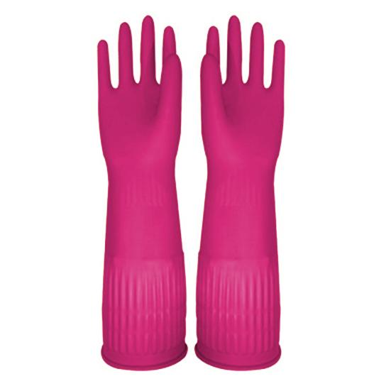 1 Pair Dishwashing Gloves Waterproof Stain-Resistant Non-Slip Design Easy To Clean Heat-Insulated Gloves Kitchen Cleaning Tool