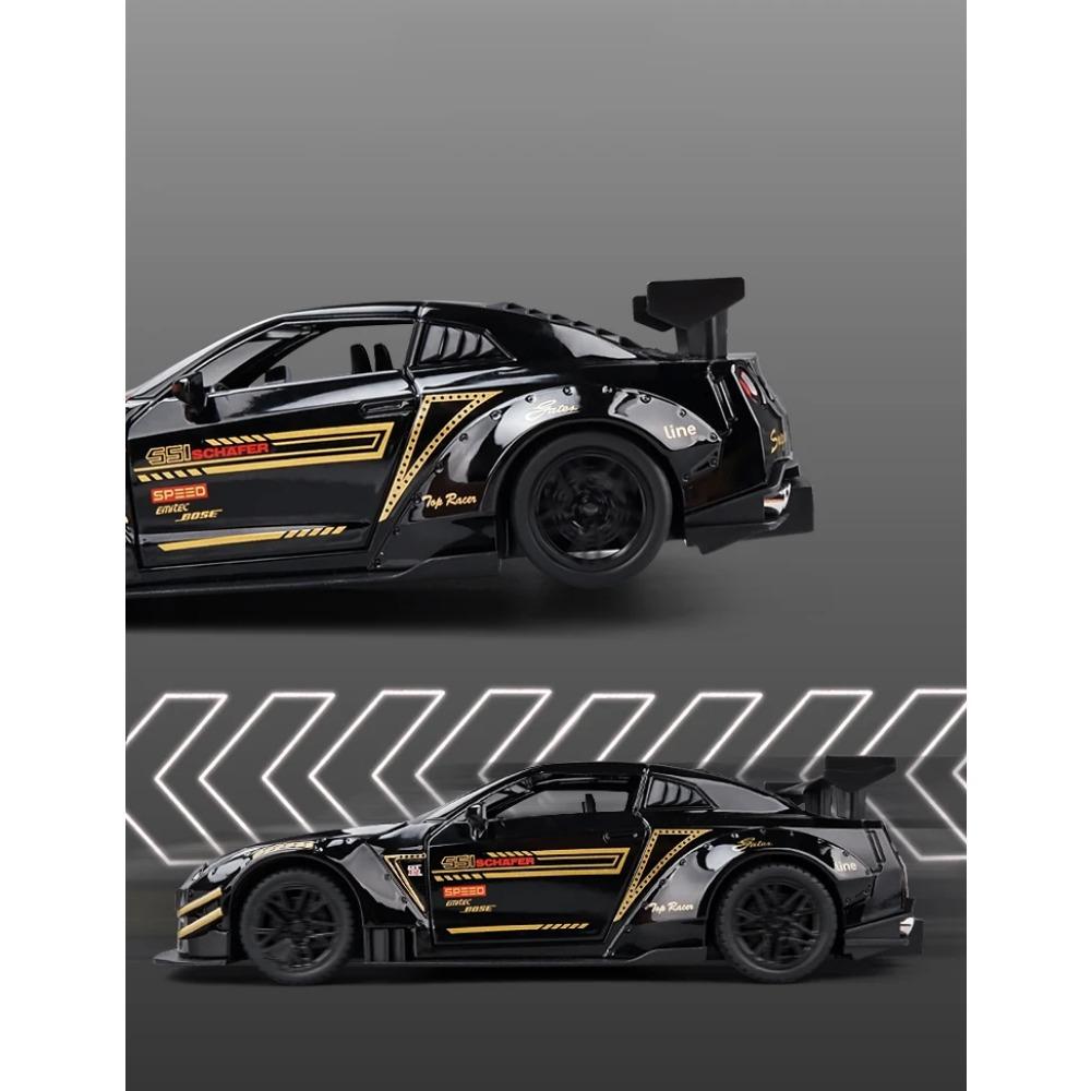 1/24 NISSAN Skyline Are GTR R35 Wide Body Race Alloy Car Model Diecasts Vehicles Refit Racing Toy Cars Детские игрушки Детские игрушки для мальчиков