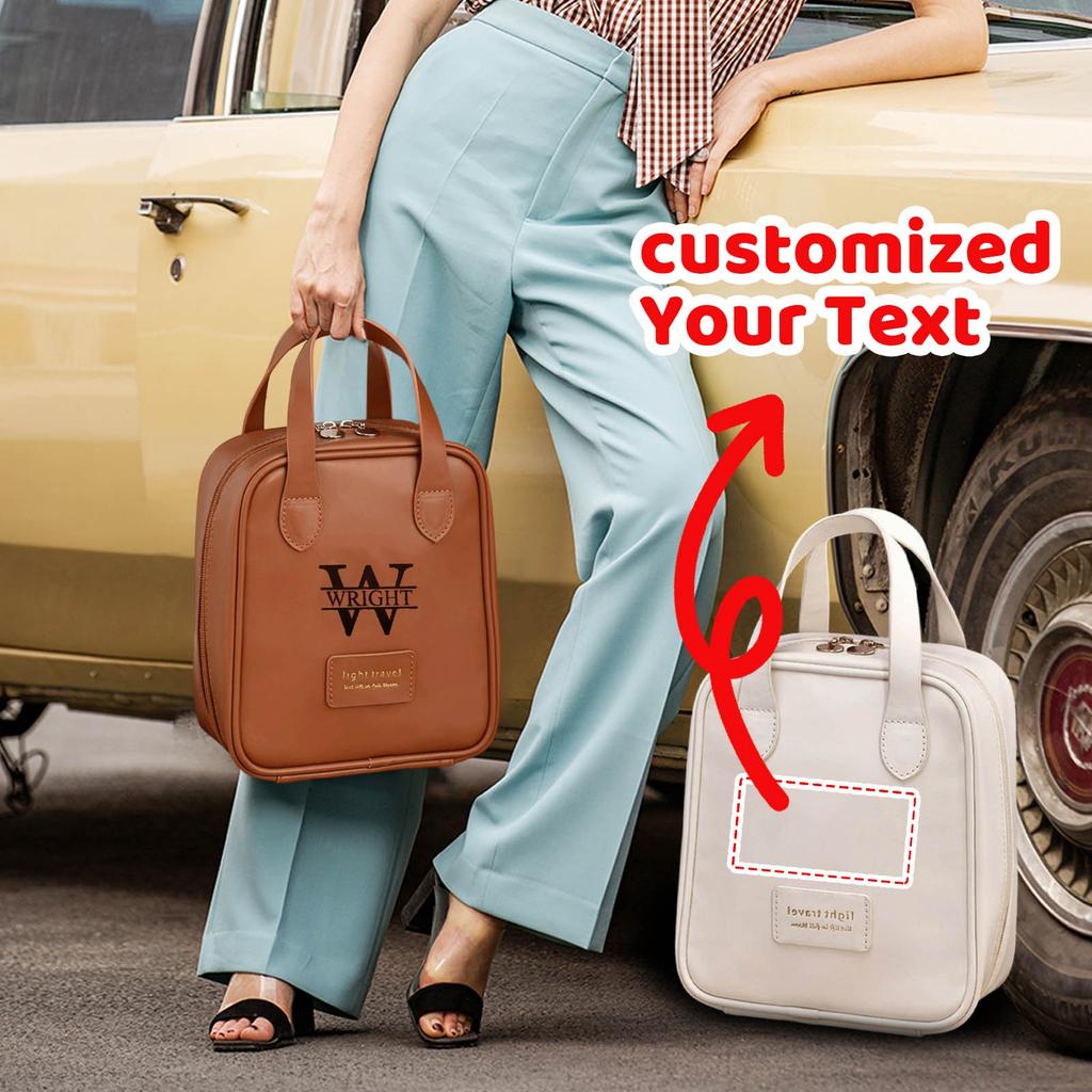 Персонализация - Персонализированная косметичка, Водонепроницаемая дорожная сумка для хранения большой вместимости