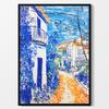 Colorful Abstract Travel Landscape Poster Greek Architectural Scenic Spots Canvas Painting Boho Wall Art Living Room Home Decor