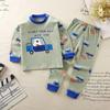 Winter Kids Long Sleeve O Neck T Shirt Pants Set Casual Baggy 2pcs Suit Cotton Cartoon Printes Outfit