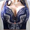 With Steel Ring Underwear Medium-thick Large Size Women's Bra Thick Cup Poly Shaping Anti-dangling Anti-expansion Adjustable Five Buckle