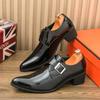 Fashion Newest Oxford Shoes for Men Luxury Patent Leather Wedding Shoes Pointed Toe Dress Shoes Classic Derbies Plus Size 38-48 Hombre
