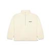 Fear of God Essentials FW20 Флисовый свитер с полумолнией на половину длины Свитер унисекс кремового цвета FOG-FW20-219
