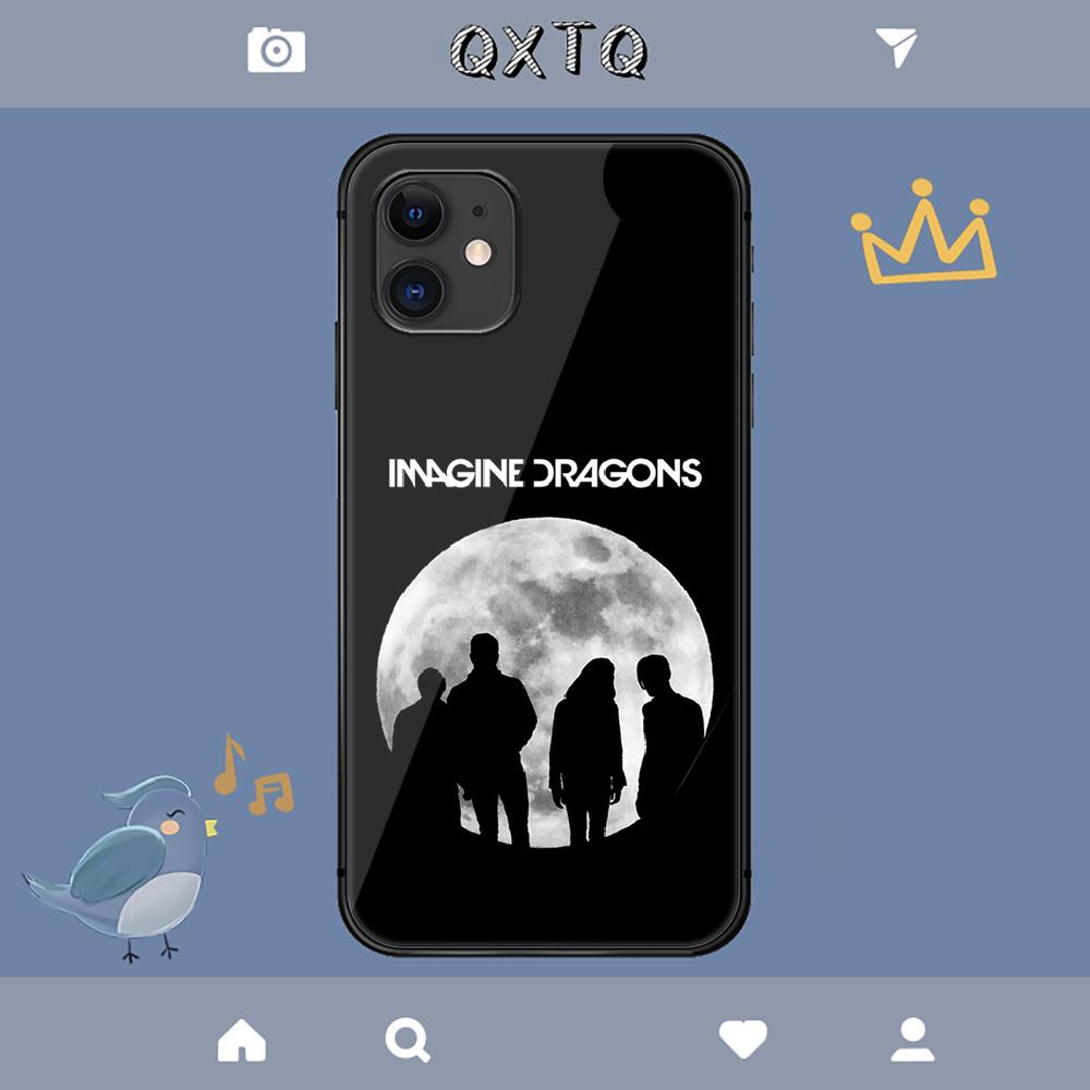 Чехол для iPhone Samsung Galaxy Redmi Note S 17 16 15 14 13 20 24 25 54 Pro Max Ultra Fe с закаленным стеклом, рок-группа Imagine Dragons