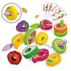 Montessori Children's Fine Motor Training Greedy Insects Fruit Threading Bead Beads Baby Puzzle Early Education Toys