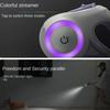 Retractable Dog Walker Retractable Leash for Small and Medium-sized Dogs With Flashlight and Ambient Light Nighttime Safety