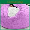 Solid Color Large Soft Plush Portable Living Room Lazy Sofa Cover For Living Room Lounge