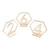 Engagement Birthday Wooden Seat Number Table Number Plate Digital Seat Signs Table Number Signs
