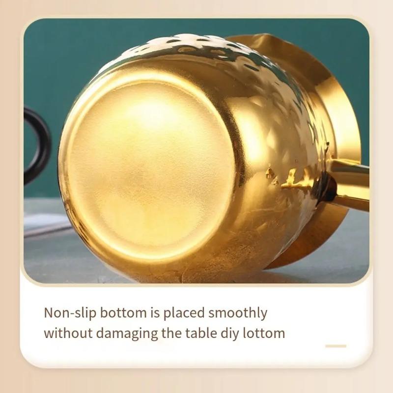 Универсальная кофейная турка ручной работы, стабильный ковш для плавления, крышка из нержавеющей стали, кастрюля для нагрева, бытовая