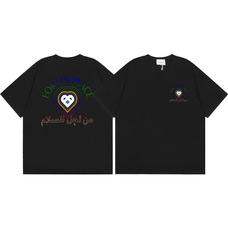 Streetwear Graphic T-Shirt Men Women Loose Fit Short Sleeve Cotton Tee